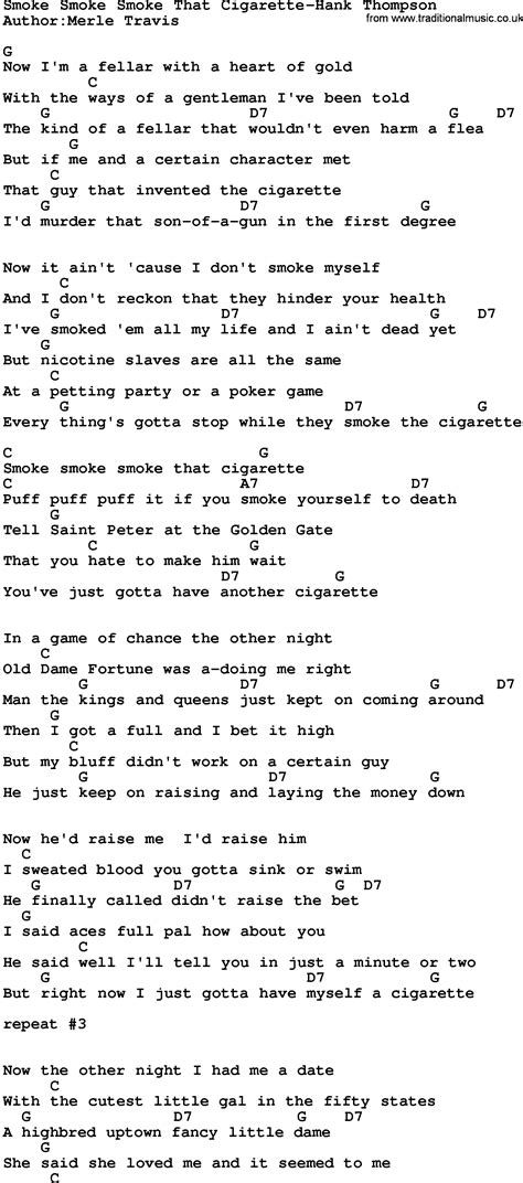 smoke lyrics|lyrics smoke that cigarette.